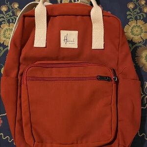 Hannah Rust Backpack with Cream Accents